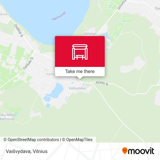 Карта Vaišvydava