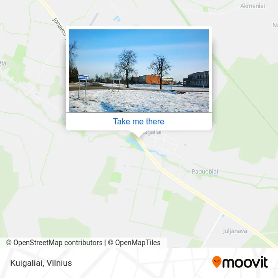 Карта Kuigaliai