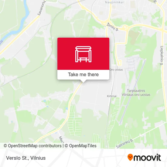 Verslo St. map