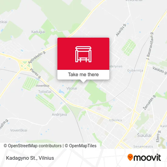 Карта Kadagyno St.