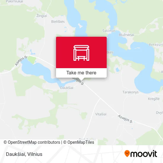 Карта Daukšiai