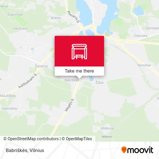 Карта Babriškės