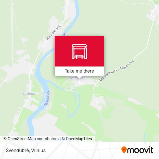Карта Švendubrė