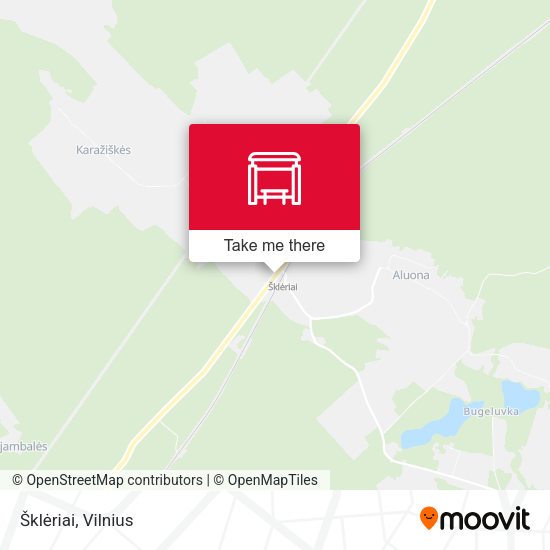 Карта Šklėriai