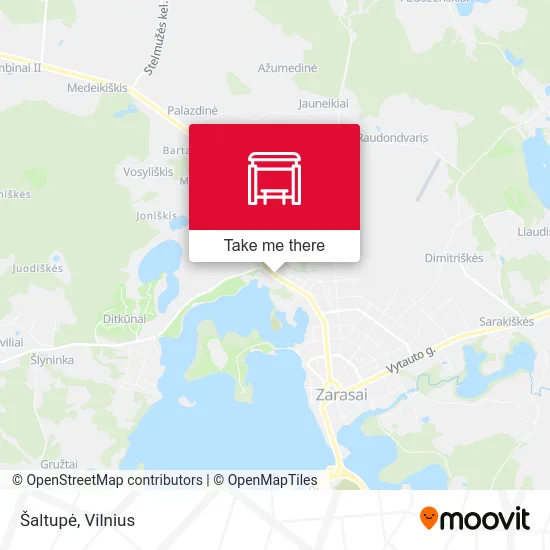 Карта Šaltupė