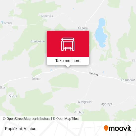 Карта Papiškiai