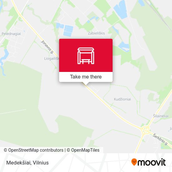 Карта Medekšiai