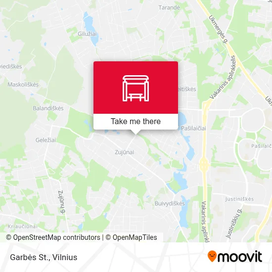 Garbės St. map