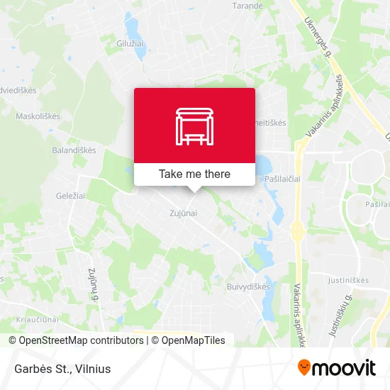 Garbės St. map