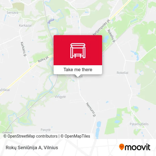 Rokų Seniūnija A map