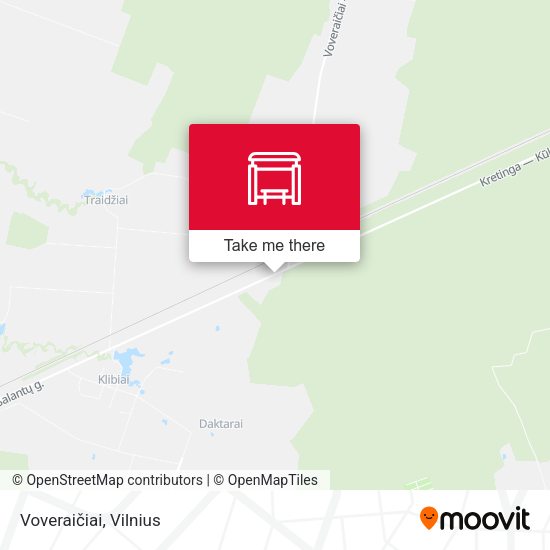 Карта Voveraičiai