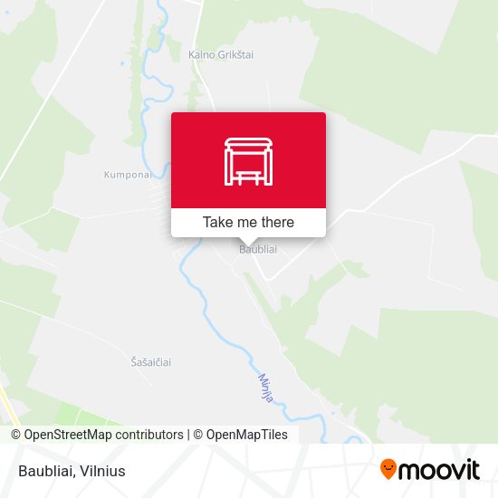Карта Baubliai
