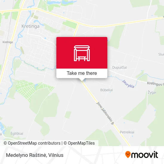 Карта Medelyno Raštinė