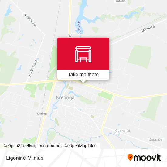 Карта Ligoninė