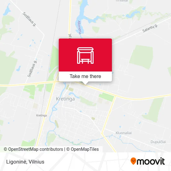 Карта Ligoninė