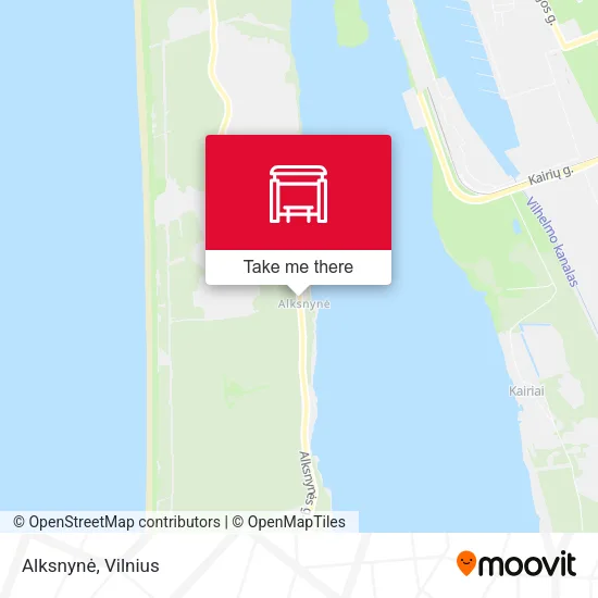 Карта Alksnynė