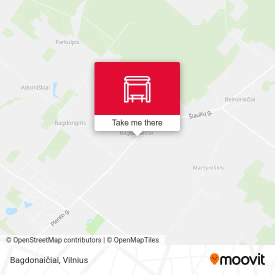 Карта Bagdonaičiai