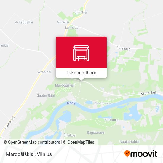 Карта Mardošiškiai