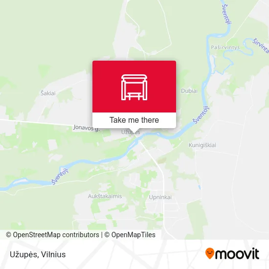 Карта Užupės