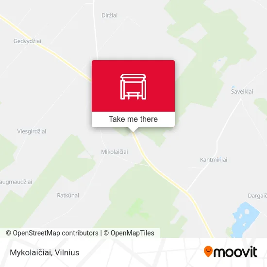 Карта Mykolaičiai