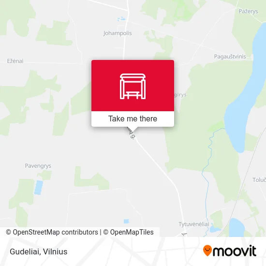 Карта Gudeliai