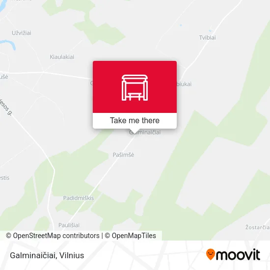Карта Galminaičiai