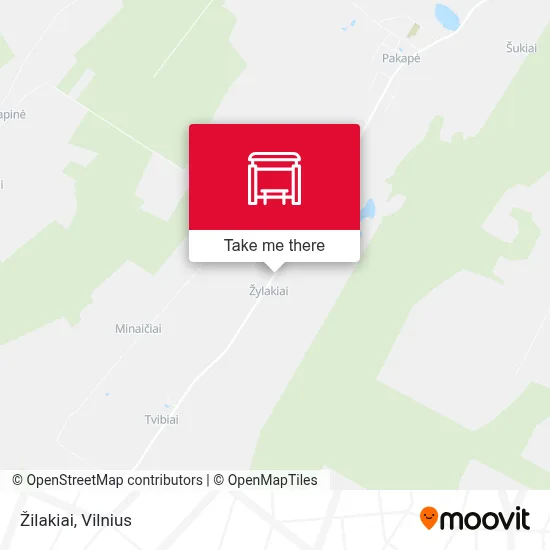 Žilakiai map