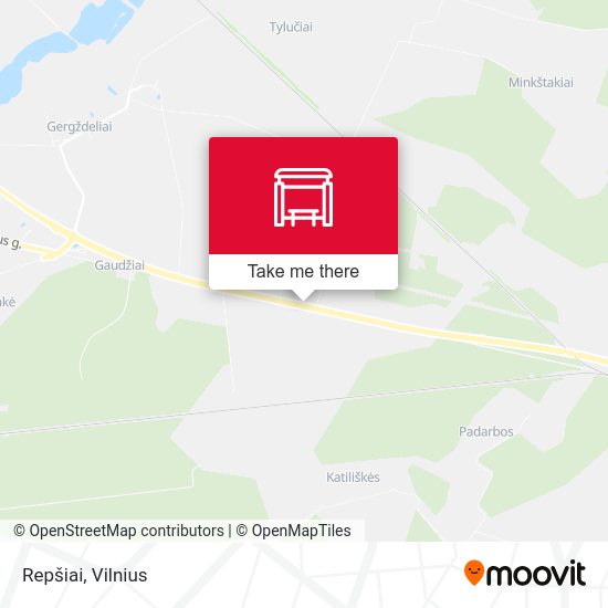 Карта Repšiai