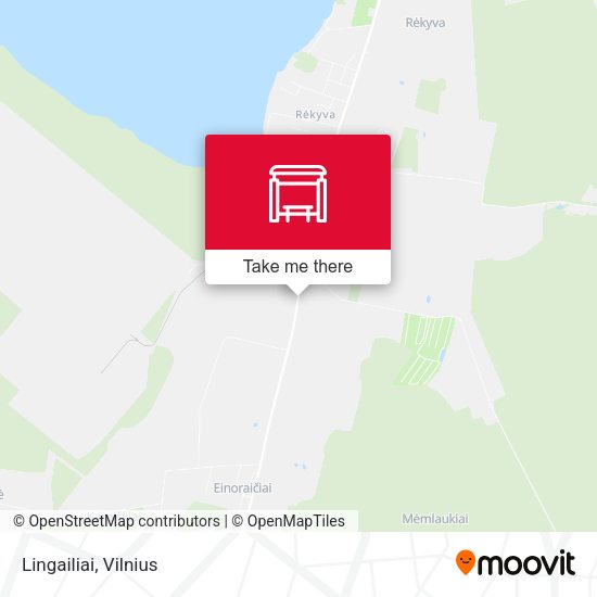 Карта Lingailiai
