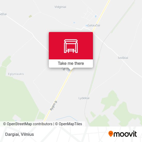 Карта Dargiai