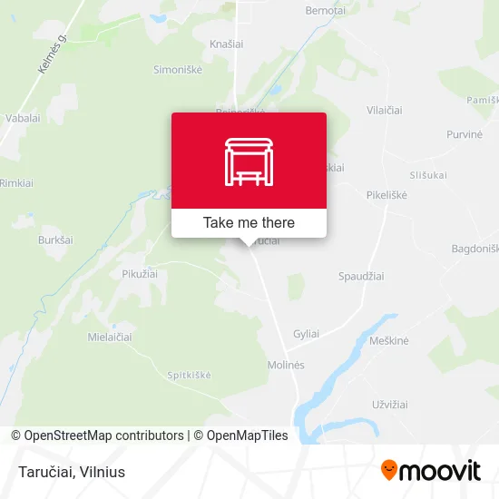 Карта Taručiai