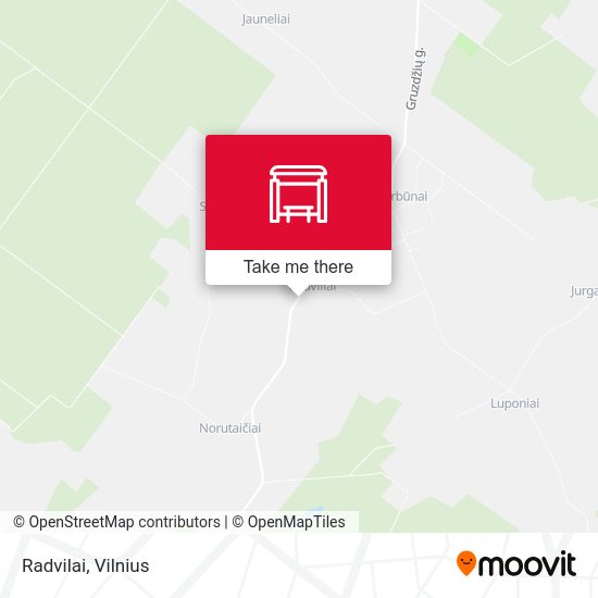 Карта Radvilai