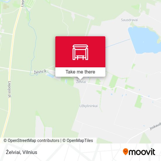 Карта Želviai