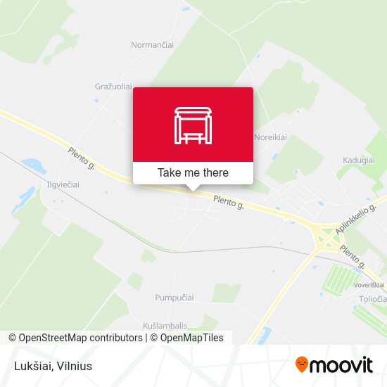 Карта Lukšiai