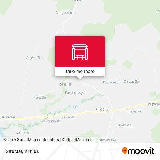 Карта Siručiai