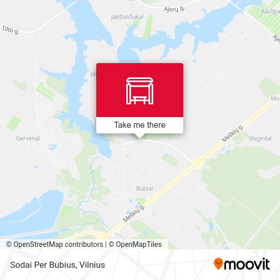 Карта Sodai Per Bubius
