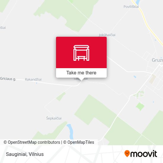 Карта Sauginiai