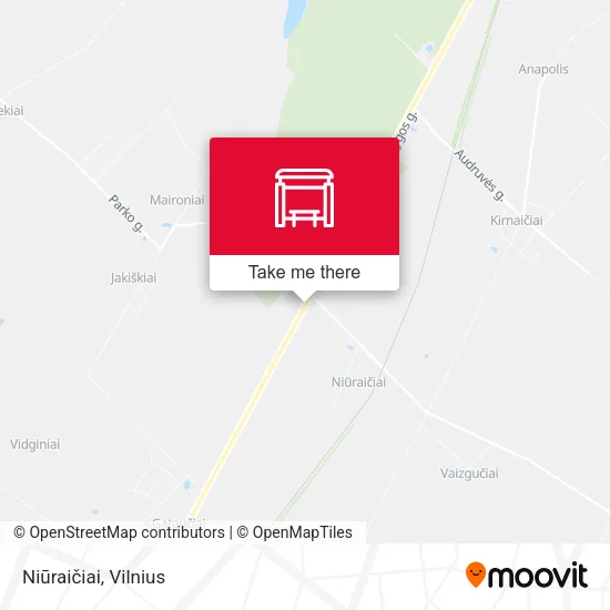Карта Niūraičiai