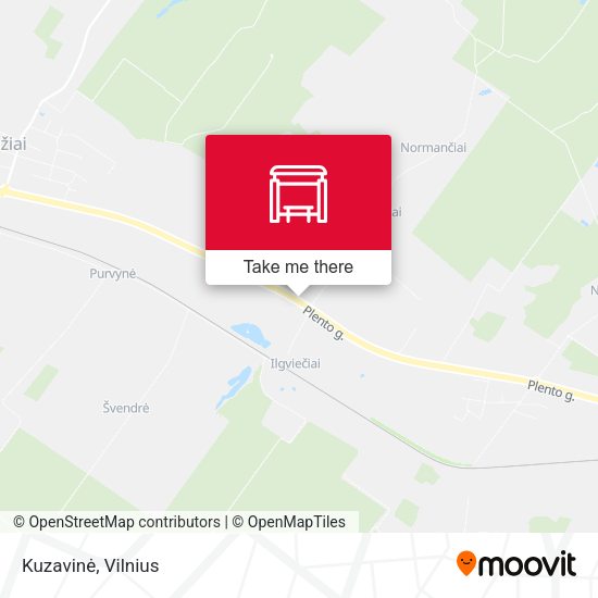 Карта Kuzavinė