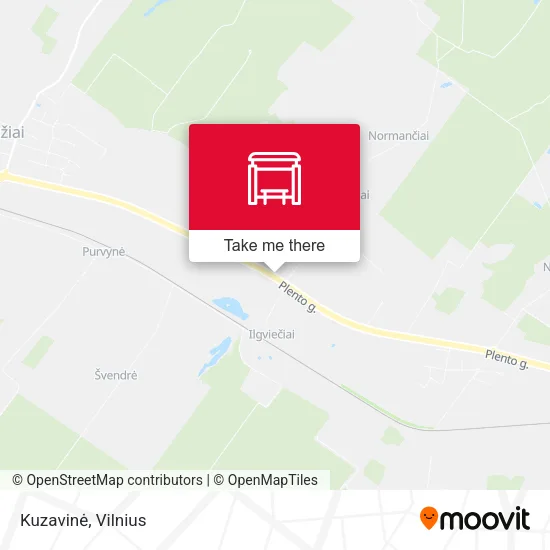 Карта Kuzavinė