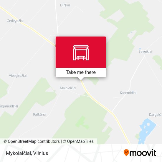 Карта Mykolaičiai