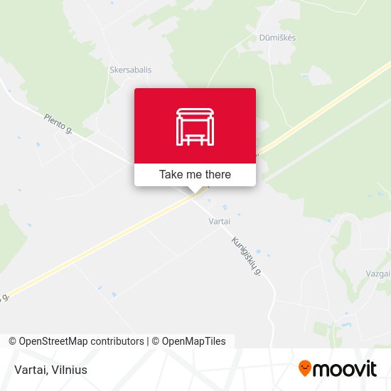Карта Vartai