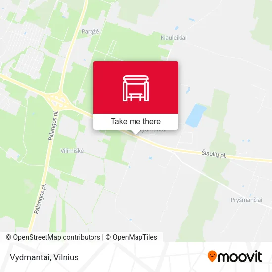 Карта Vydmantai