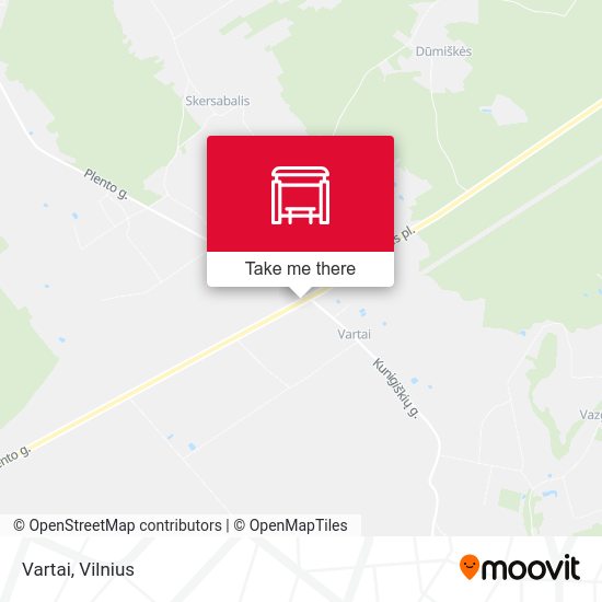 Карта Vartai