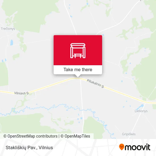 Карта Stakliškių Pav.