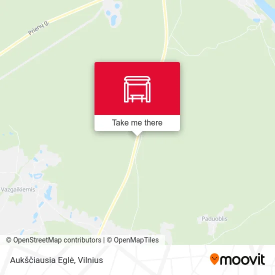 Карта Aukščiausia Eglė