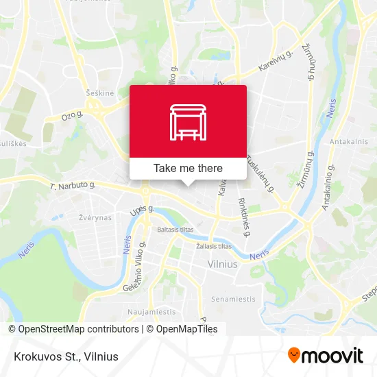 Krokuvos St. map