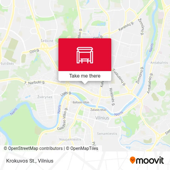 Krokuvos St. map