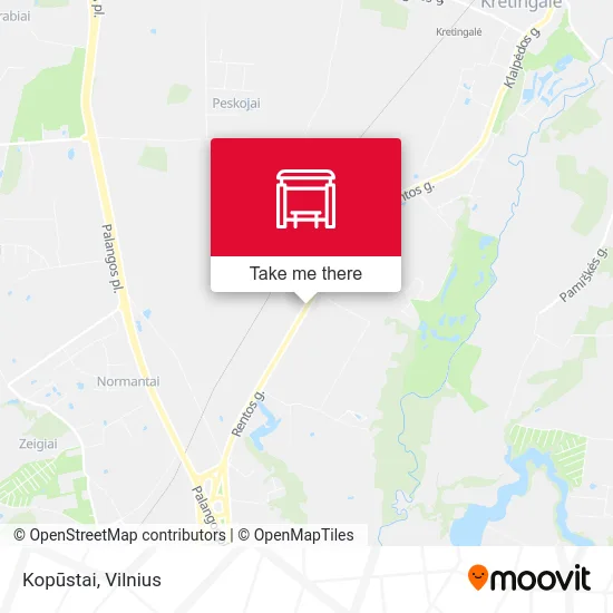 Карта Kopūstai