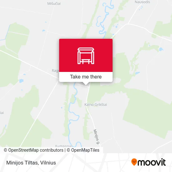 Карта Minijos Tiltas